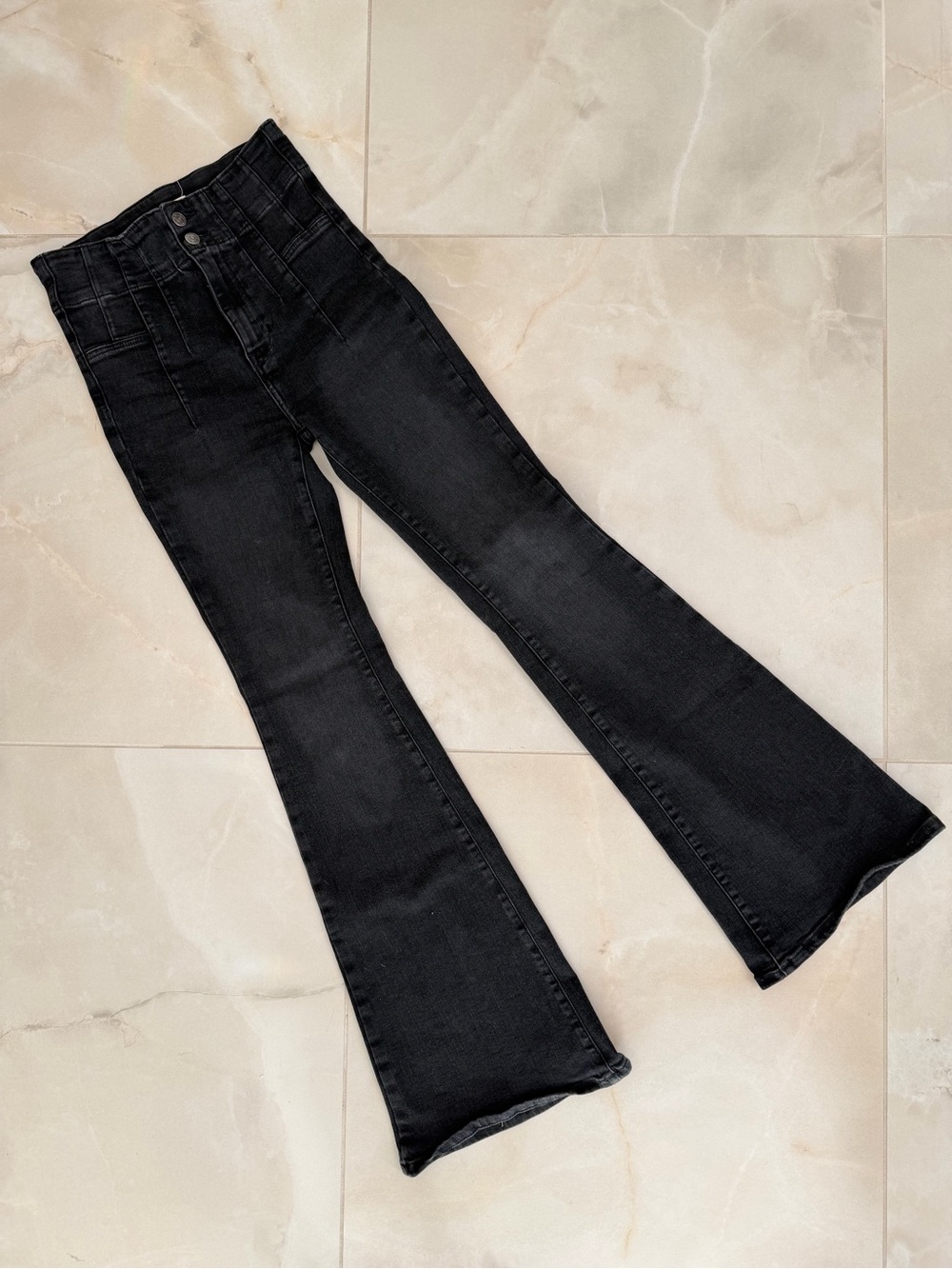 FREE PEOPLE Jayde Flare Jeans